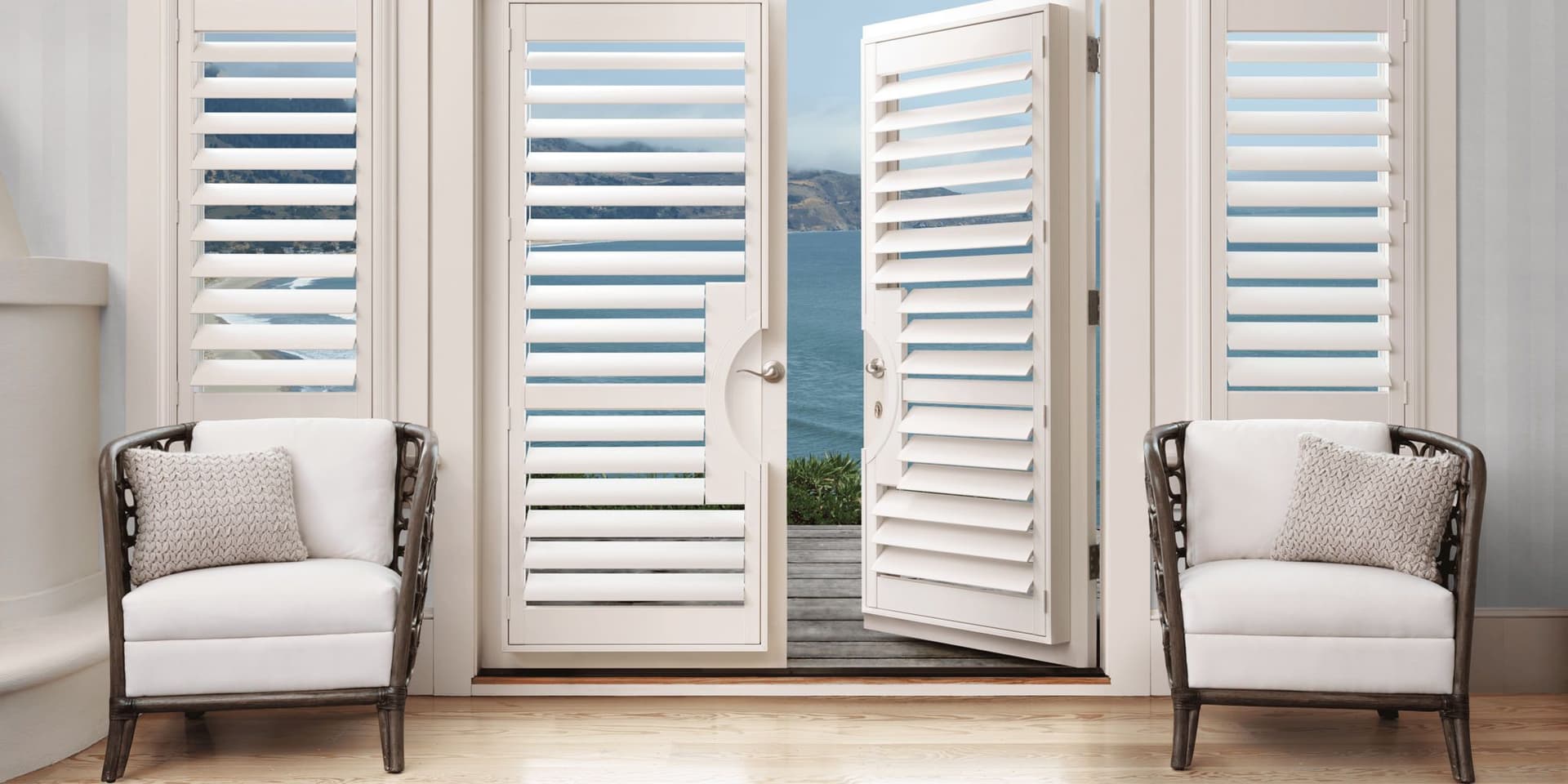 Cut-Out Shutters and Window Shades